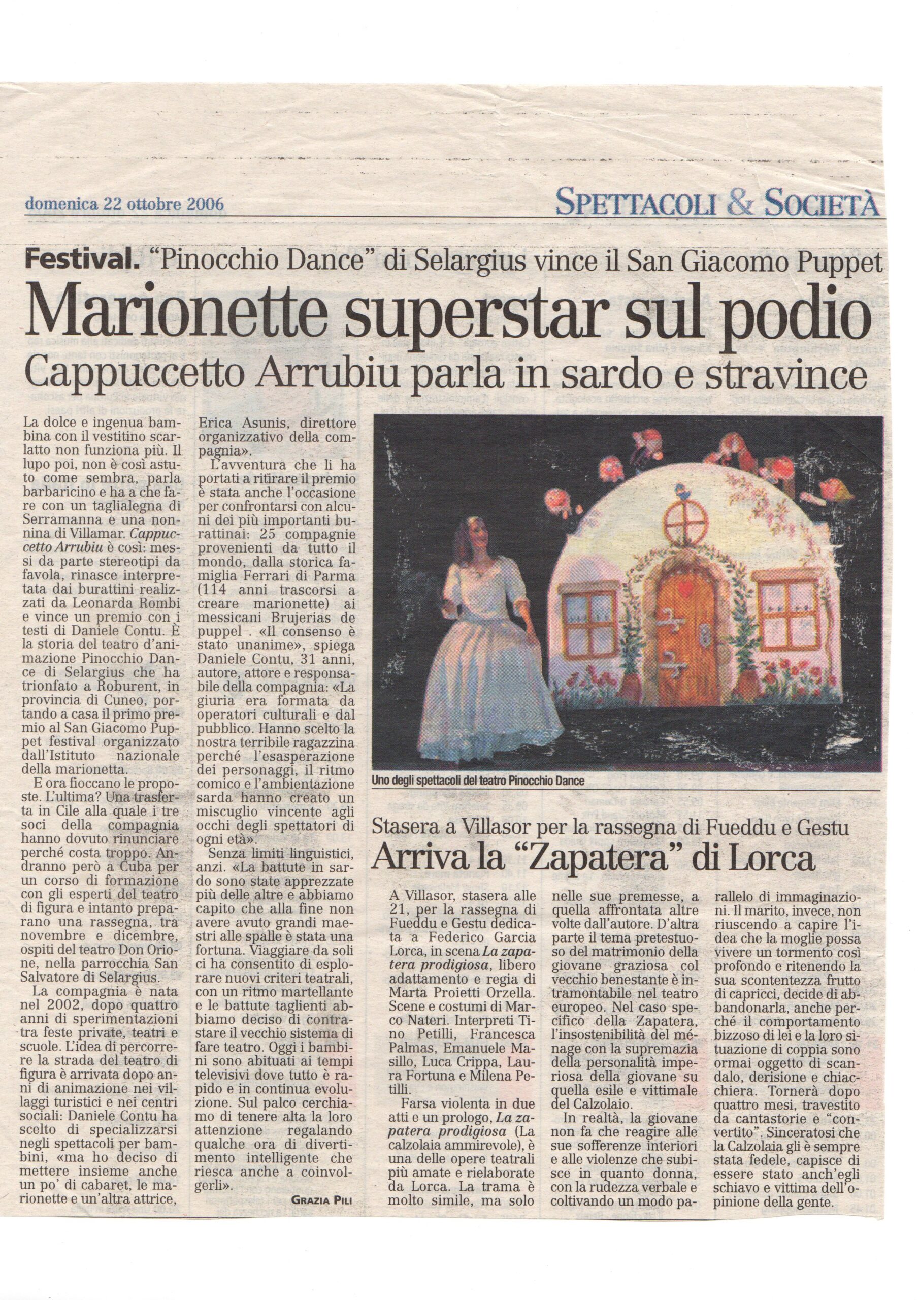 Marionette superstars sul podio